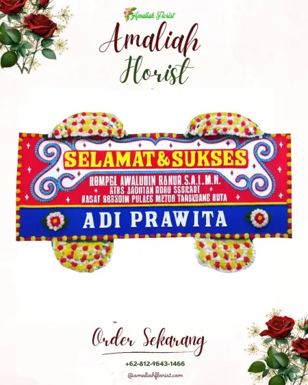 Papan Bunga Ucapan Selamat Lumbungkerep